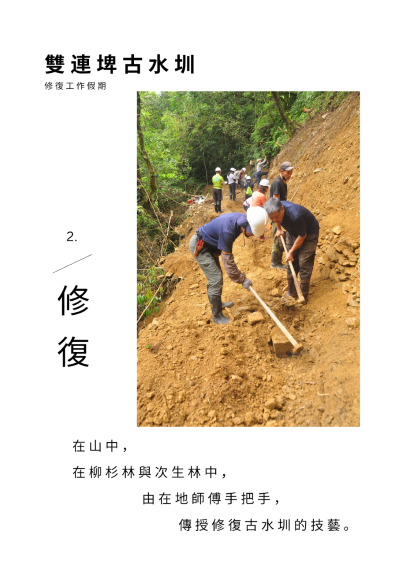 雙連埤古水圳 修復工作假期-2